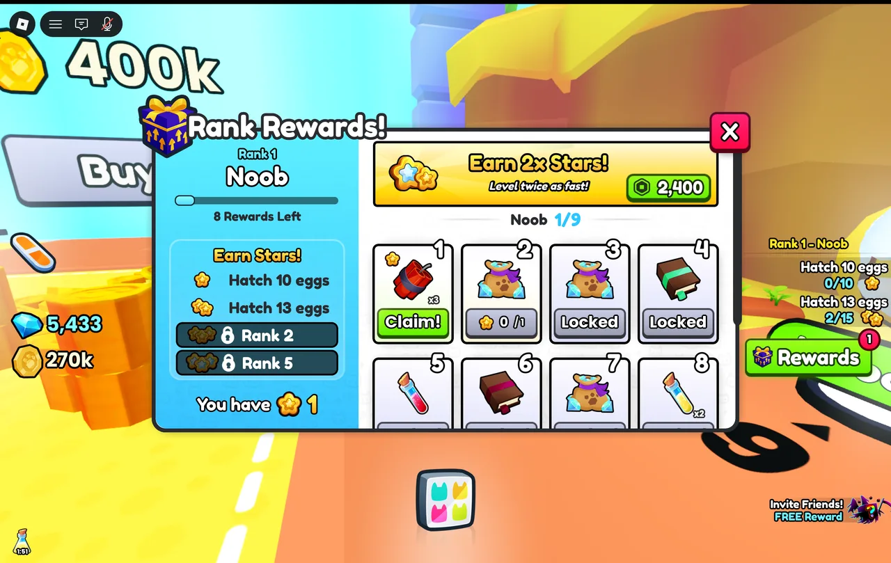Tiered Rank Rewards with Visible Unlock Path